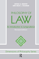 Philosophy of Law: An Introduction to Jurisprudence 0367320045 Book Cover