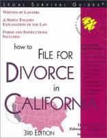 How to File for Divorce in California: With Forms (How to File for Divorce in California) 1570713553 Book Cover