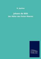 Johann de Witt 3846011223 Book Cover