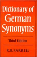 Dictionary of German Synonyms 0521096332 Book Cover