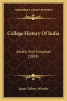 College History of India 1149052945 Book Cover