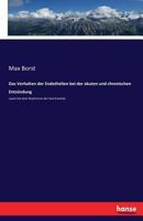 Das Verhalten Der Endothelien Bei Der Akuten Und Chronischen Entzundung 3743490056 Book Cover