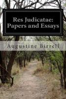 Res Judicatae 1533619921 Book Cover