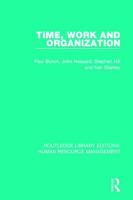 Time, Work and Organization 1138289248 Book Cover