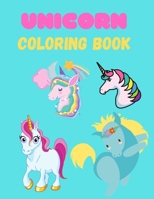 Unicorn Coloring Book: For kids Ages 4-8 , Best gift For kids B08RRDF7V3 Book Cover