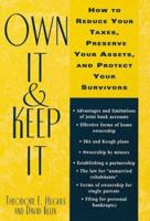 Own It and Keep It 0816032793 Book Cover