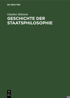 Geschichte Der Staatsphilosophie (German Edition) 3486765086 Book Cover