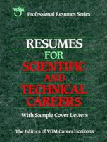 Resumes for Scientific and Technical Careers 0844229253 Book Cover