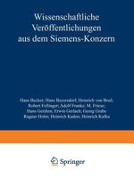 Wissenschaftliche Veroffentlichungen Aus Dem Siemens-Konzern: III. Band 3642988482 Book Cover