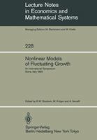 Nonlinear Models of Fluctuating Growth (Lecture Notes in Economics and Mathematical Systems) 3540133496 Book Cover