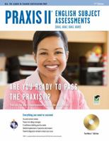 Praxis II English Subject Assessments (0041, 0042, 0043, 0049) w/CD (REA) 0738609501 Book Cover
