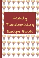 Family Thanksgiving Recipe Book: A Themed Cookbook To Record Our Family Holiday Recipes 1691003018 Book Cover