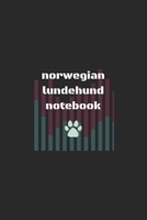 retro Norwegian Buhund Notebook - Gift for Dog Lovers and Dog Owners diary / journal / notepad /: 6X9 100 pages 1676090320 Book Cover