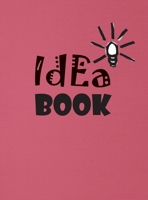 Idea Book: 8.5 x 11 inches, lined paper, 110 pages ( pink notebook/journal/composition book). 1988735742 Book Cover