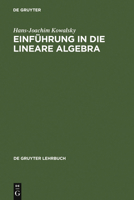 Einfuhrung in Die Lineare Algebra 3110037246 Book Cover