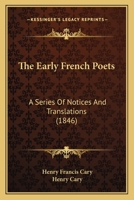 The Early French Poets 9353805430 Book Cover