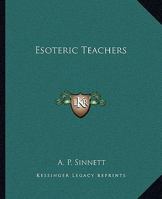 Esoteric Teachers 1425358020 Book Cover