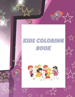 Kids coloring book: coloring book for kids ages 4-8 100 pages B08T6JYGGW Book Cover