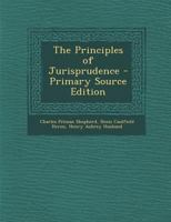 The Principles of Jurisprudence 1022767984 Book Cover