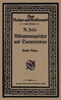 Abstammungslehre und Darwinismus 3663156753 Book Cover
