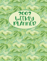 2023 Weekly Planner: Green feathers 2020 organizer journal calendar gift for women men gifts goal planning notebook business gift busy mom organizer 1672101190 Book Cover
