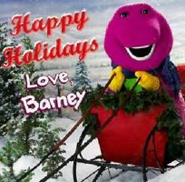 Happy Holidays Love Barney 1571321047 Book Cover