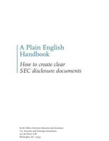 How to Create Clear SEC Disclosure Documents 1722245425 Book Cover