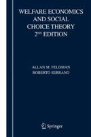 Welfare Economics and Social Choice Theory 0898380332 Book Cover