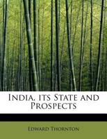 India, Its State and Prospects 0530514427 Book Cover