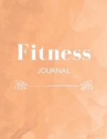 Fitness Journal: Workout Training Logbook Planner - Track Your Gym Sessions And Exercises With This Tracker Workbook - 120 Pages Log Notebook With Worksheets 8.5 x 11 inches 1676862978 Book Cover