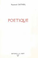 Poetique 2707803634 Book Cover