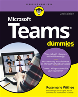 Microsoft Teams for Dummies 1119660556 Book Cover