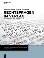 Rechtsfragen im Verlag 3110303817 Book Cover