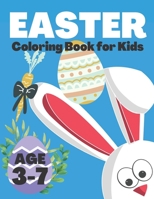 Easter coloring book for kids: Fun easter bunny Coloring Books For Kids 74 coloring pages filled with pictures, A book for toddlers, preschool and kindergarten children, rabbit, rabbit, Easter eggs B08WZCV7T7 Book Cover