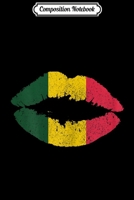 Composition Notebook: Womens Reggae Kissing Lips Rastafari Rasta Music Gift Journal/Notebook Blank Lined Ruled 6x9 100 Pages 1709867833 Book Cover