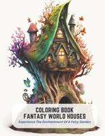 Coloring Book Fantasy World Houses: Experience The Enchantment Of A Fairy Garden B0C5KT1CK4 Book Cover