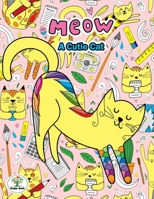 Meow A Cutie Cat: Notebook size 8.5x11 in. for cat lovers & the girls who like cats to handwriting and Have a cute cat on background. 1696127246 Book Cover