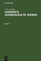 G. E. Lessing: Lessing’s Werke (4) 3112345436 Book Cover