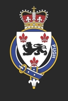 Pugh: Pugh Coat of Arms and Family Crest Notebook Journal (6 x 9 - 100 pages) 1676887660 Book Cover