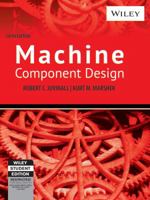 Machine Component Design 8126537973 Book Cover