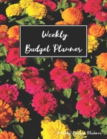 Weekly Budget Planner: Finance Organizer Notebook, Daily Expense and Bills Tracker Journal, Yearly Savings Fill In Guide Notepad, Debt Payoff Logger - Floral Theme (Income and Expenses Budget Planner) 1711984426 Book Cover
