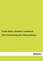 Die Verbesserung Des Ehrenschutzes 3846016462 Book Cover