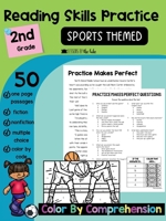 Reading Skills Practice 2nd Grade: Color By Comprehension, Multiple Choice Passages, Sport Themed Reading Activities, Fiction and Nonfiction Reading Support B0GL6ZM2WW Book Cover