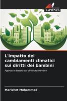 L'impatto dei cambiamenti climatici sui diritti dei bambini 6209274609 Book Cover
