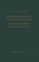 Modern Methods of Plant Analysis / Moderne Methoden der Pflanzenanalyse: Volume 2 3642649572 Book Cover