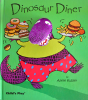 Dinosaur Diner (Book & Fabric Finger Puppet) 1846431832 Book Cover