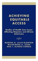 Achieving Equitable Access 0761803777 Book Cover