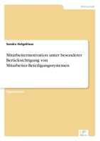 Mitarbeitermotivation Unter Besonderer Berucksichtigung Von Mitarbeiter-Beteiligungssystemen 3838672828 Book Cover
