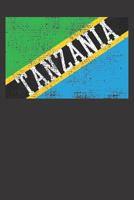 Notebook: College Ruled 6x9 120 Pages Vintage Tanzania Africa Safari Vacaition Expedition Gift 1082246549 Book Cover