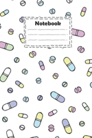 Notebook: pharmacy technician with hand drawn pills with white background: pharmacy technician Notebook for write ideas and gift for your loved And much more ( size 6x9 inches college ruled ) 1700496840 Book Cover